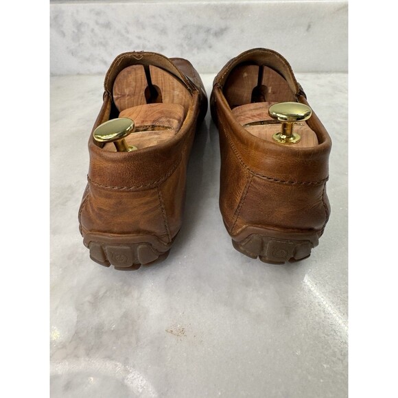 Born Distressed Two Tone Brown Slip On Driving Penny Loafer Men’s Size 11 M - Picture 5 of 16